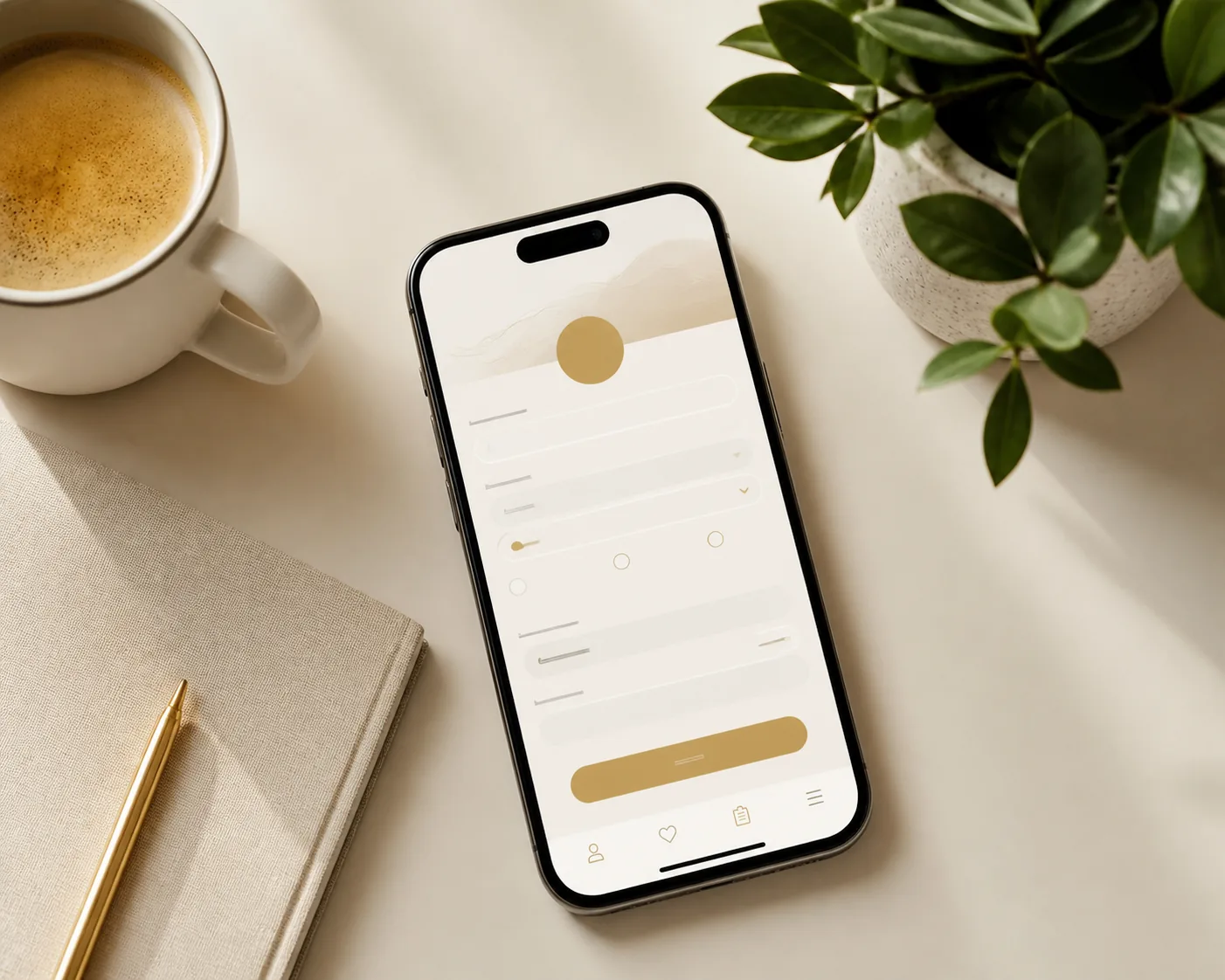 Completing the secure Odelle health form on a phone